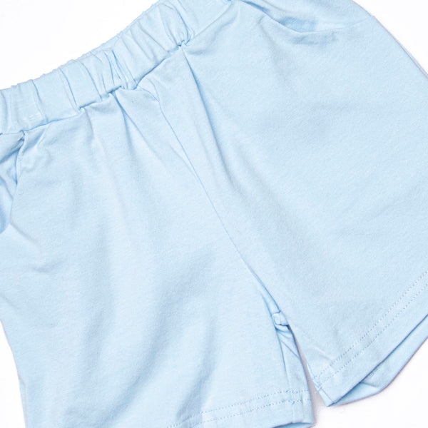 Levi Short Set, Light Blue Stripe