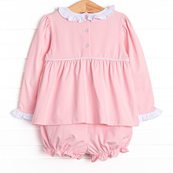 Estelle Bloomer Set, Pink