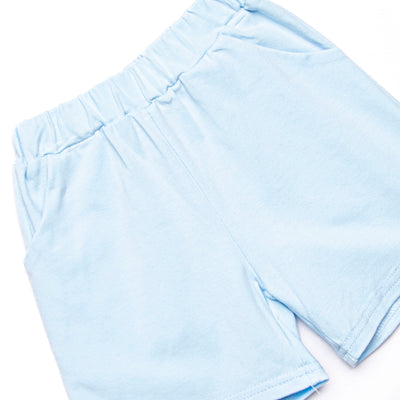 Evan Short Set, Blue and Orange Stripe