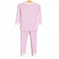 White Sands Bamboo Pajama Set, Pink