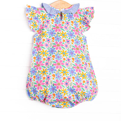 Groovy Garden Ruffle Bubble, Purple
