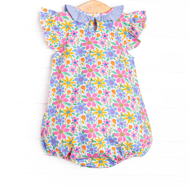 Groovy Garden Ruffle Bubble, Purple