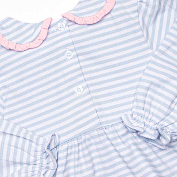 Ruffles and Recitals Applique Legging Set, Blue