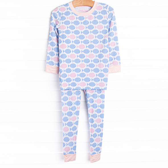 With the Tide Bamboo Pajama Set, Pink