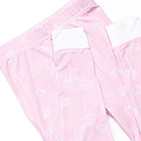 White Sands Bamboo Pajama Set, Pink