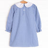 Saylor Stripes Dress, Blue