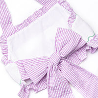 Tidal Treasures Smocked Bikini, Purple