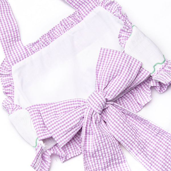 Tidal Treasures Smocked Bikini, Purple