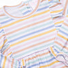 Sunset Stripes Diaper Set, Yellow