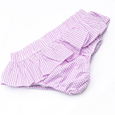 Tidal Treasures Smocked Bikini, Purple