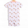 Treasured Teddy Bamboo Pajama Short Set, Pink