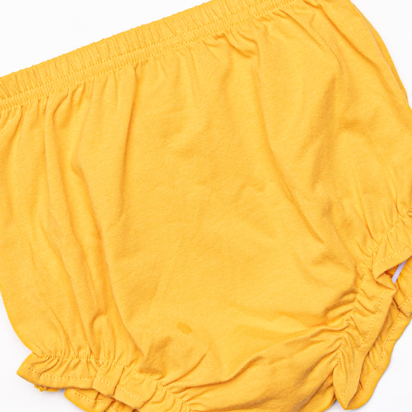 Sunset Stripes Diaper Set, Yellow
