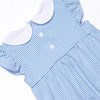 Pippa Dress, Medium Blue Stripe