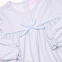 Pastel Pinstripe Dress, Blue