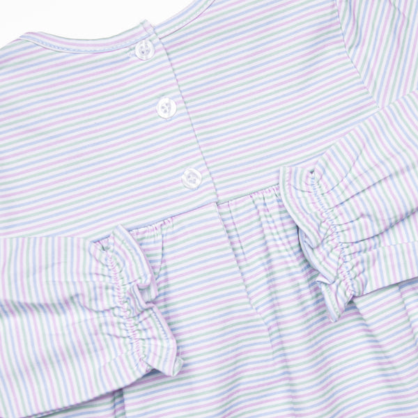 Pastel Pinstripe Dress, Blue