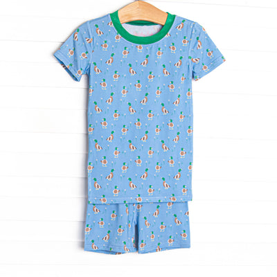 This set&nbsp;is made of the extremely soft, stretchy bamboo viscose fabric that feels like butter and features a mallard and floral print.