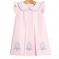 Soft Serve Scoops Applique Dress, Pink
