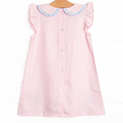 Soft Serve Scoops Applique Dress, Pink