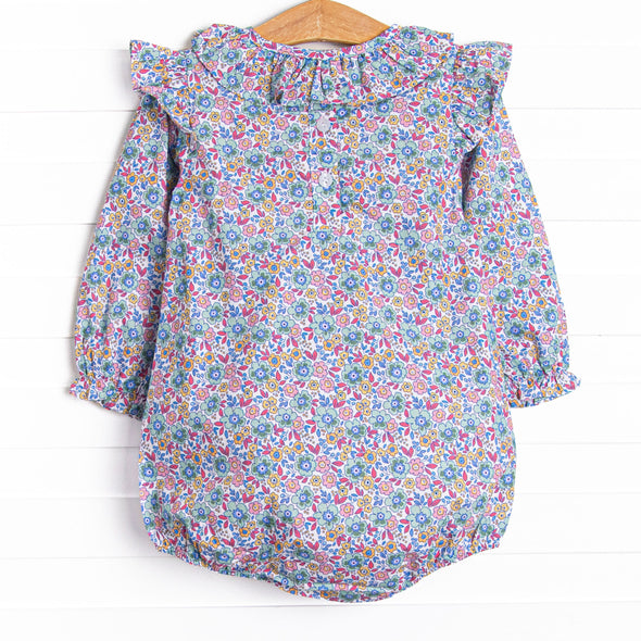 Blossoming Bows Applique Bubble, Purple