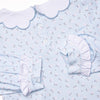 Powder Blue Petals Dress, Blue