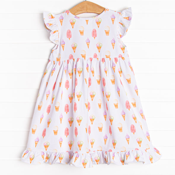 Summer Sweets Dress, White