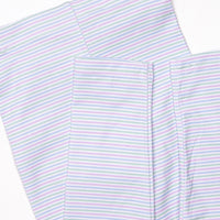 Pastel Pinstripe Legging Set, Blue