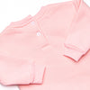 Little Blue Bow Applique Bubble, Pink