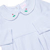 Daddy's Caddy Embroidered Romper, Blue