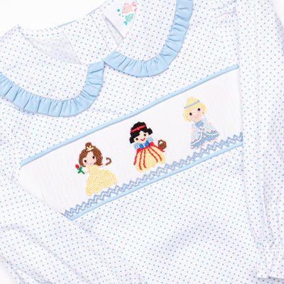 Fairytale Favorites Smocked Legging Set, Blue