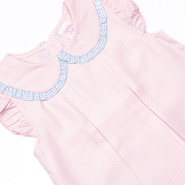 Soft Serve Scoops Applique Dress, Pink