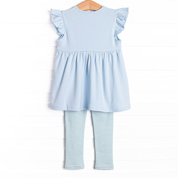 Teagan Pima Legging Set, Mint