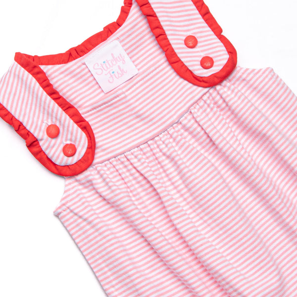Julie Bubble, Red and Pink Stripe