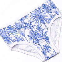 Pool Day Palms Bikini, Blue