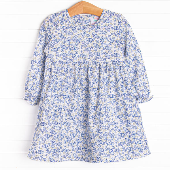 Saylor Floral Dress, Blue