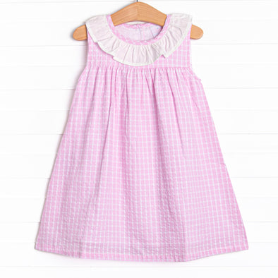 pink plaid dresses Amazon.com: Vintage Pink Gingham Dress for Women 1950s 50s Plaid Ruffle Outfits Short Sleeve Checkered Swing Tea Dresses Pin Up Lapel Collar Rockabilly Audrey Hepburn Party Pink Plaid Tie S : Clothing,