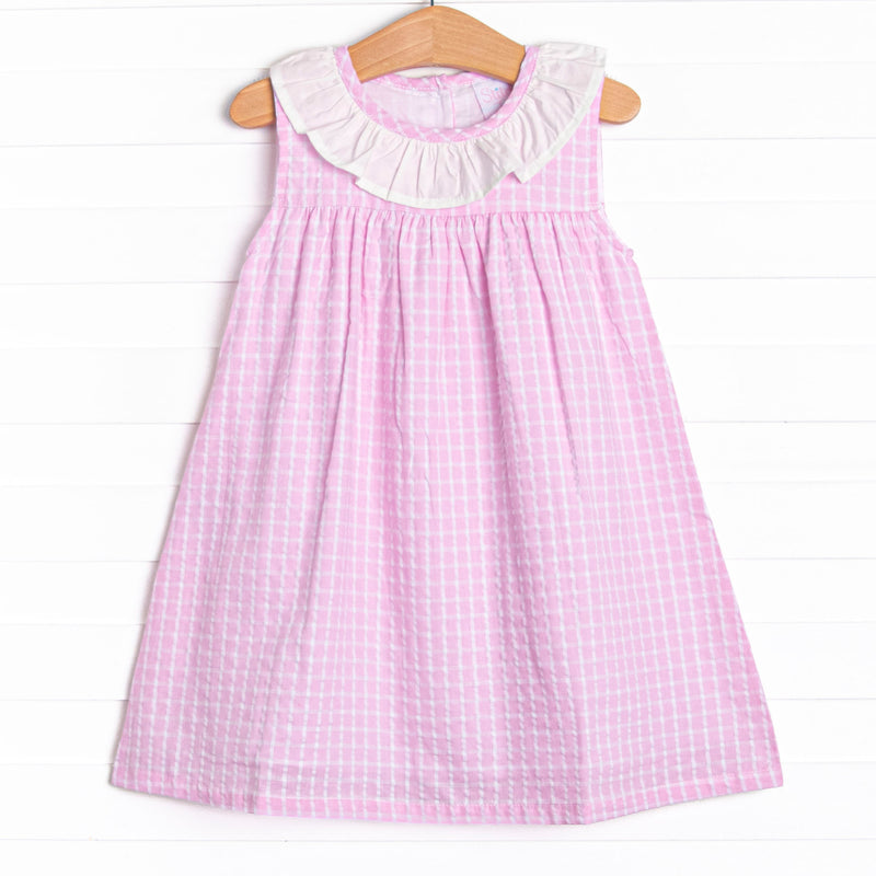 Picnic Plaid Dress, Pink – Stitchy Fish Picnic Plaid Dress, Pink – Stitchy Fish
