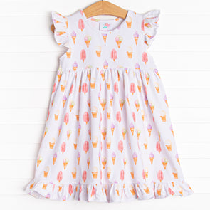 Summer Sweets Dress, White