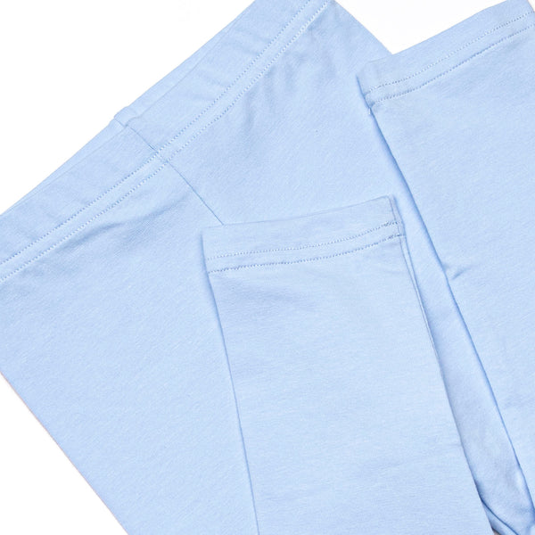 Seasonal Swim Side Tie Legging Set, Blue