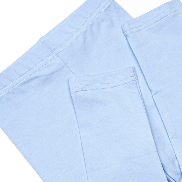Seasonal Swim Side Tie Legging Set, Blue