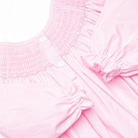 Technicolor Turkeys Smocked Bubble, Pink