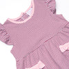 Everly Diaper Set, Purple Stripe