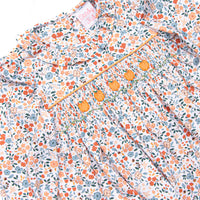 Maple Harvest Smocked Dress, Orange