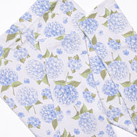 Hydrangea Blooms Flutter Sleeve Legging Set, Blue