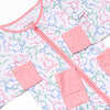 Tied Together Bamboo Zippy Pajama, Pink