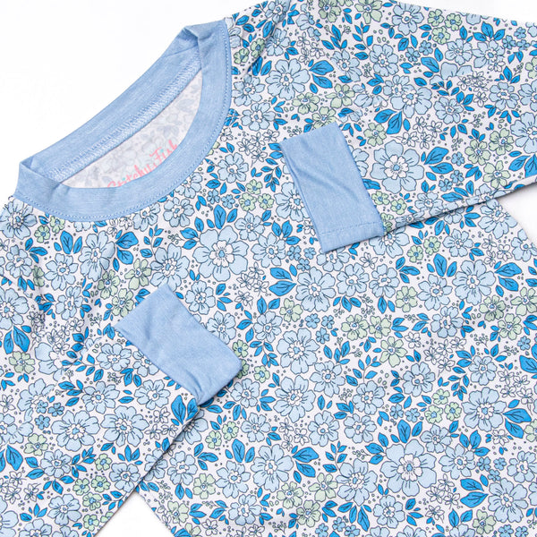 In the Grove Bamboo Pajama Set, Blue