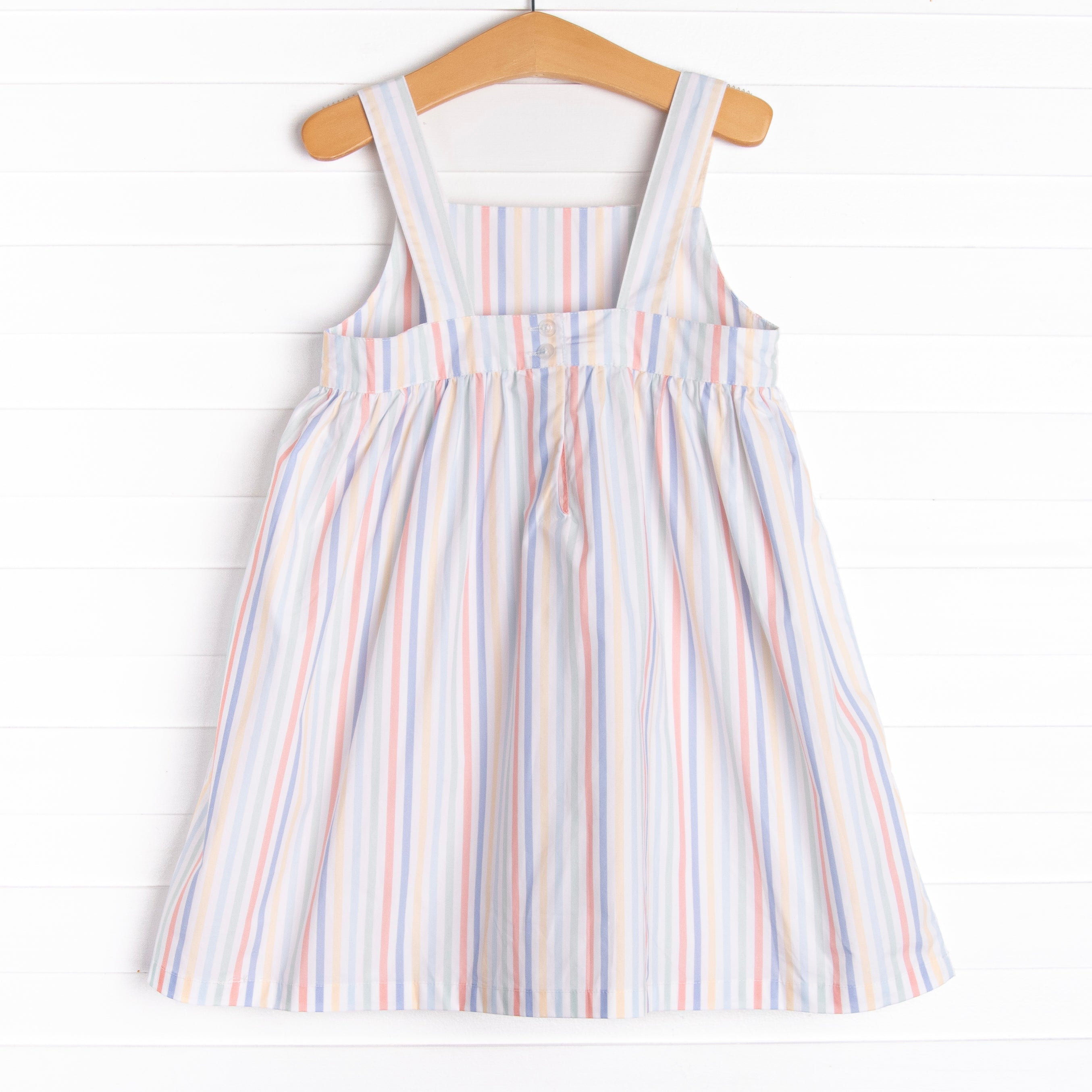 Girl's Coastal Living Dress in Blue size 7 | Stitchy Fish Girl's Coastal Living Dress in Blue size 7 | Stitchy Fish