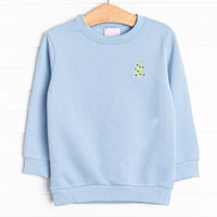 Christmas Tree Sweatshirt, Blue