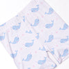 Nellie Narwhal Bamboo Pajama Short Set, Blue