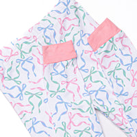 Tied Together Bamboo Pajama Set, Pink