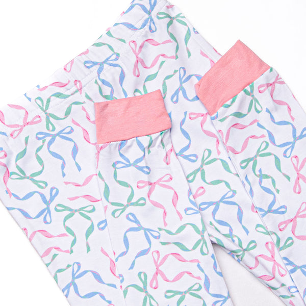 Tied Together Bamboo Pajama Set, Pink